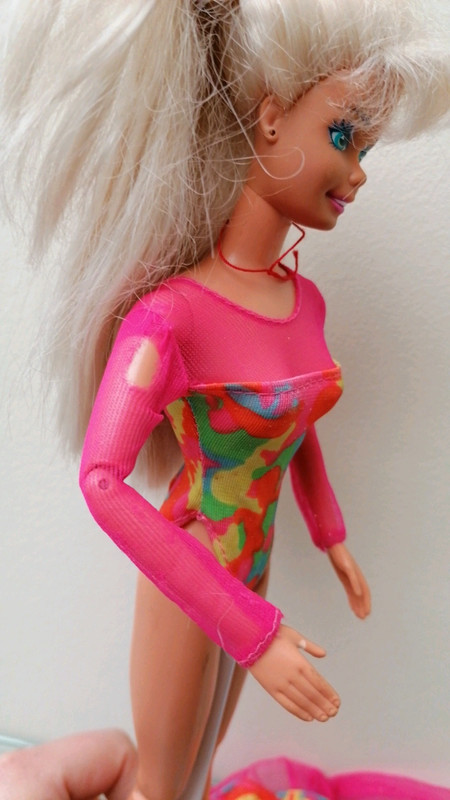 BARBIE MATTEL GYMNAST GYMNAST 1993 VINTAGE DOLL WITH OUTFIT