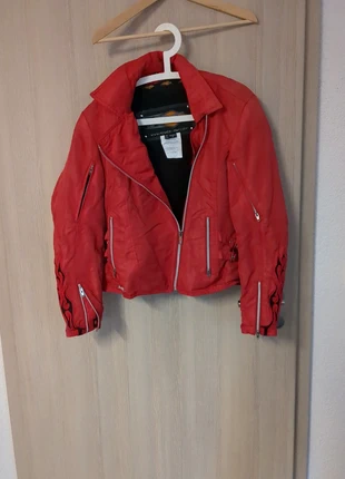 Lizensierte Motorradjacke für Bikergirls von Orange Country Choppers (Gr. M/L), merk: power trip, staat: Heel goed, maat: L / 40 / 12, € 120,00, € 126,70 inclusief Kopersbescherming