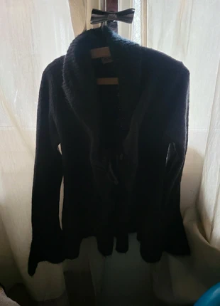 Cardigan nero lama con rouge e maniche ampie, marque: zephizus, état: Très bon état, taille: S / 36 / 8, 2,00 €, 2,80 € Protection acheteurs incluse