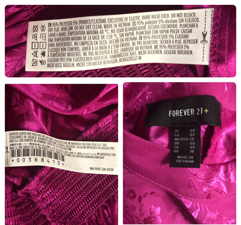 Forever21 + hot pink satin blouse 4