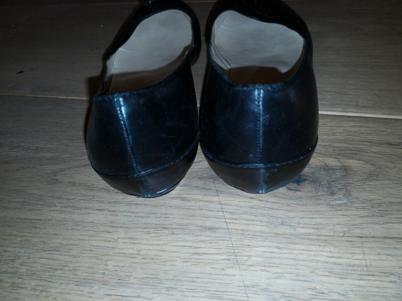 Chaussures plates cuir noir 4