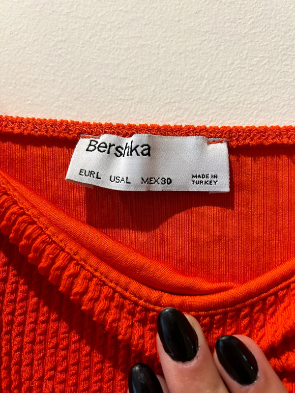 Bodie vermelho da Bershka 2