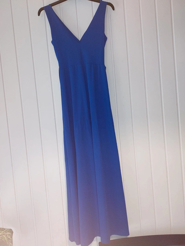 Vestido de gala azul, M 2