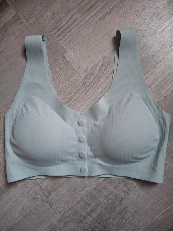 Bralette bleu clair à pression