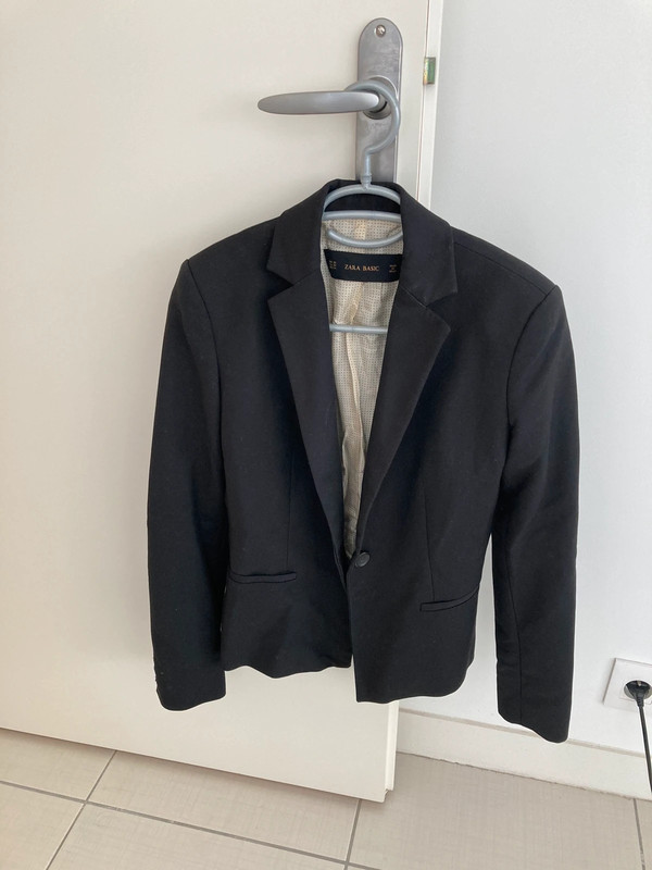 Blazer noir femme zara basic taille xs Vinted