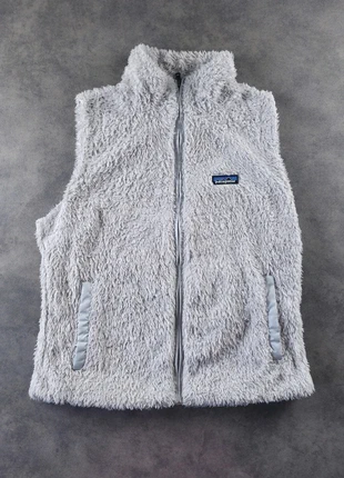 Gilet Polaire Fleece Pilou Patagonia Full Zip Doublée Sans Manches Gris Clair Logo Brodé | Taille L, brand: Patagonia, condition: Very good, size: L / 40 / 12, €50.00, €53.20 includes Buyer Protection Pro
