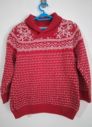 Jersey rojo punto – Niño 18-24 meses / 92 cm muy buen estado, merk: Mini Rebel, staat: Heel goed, maat: 18-24 maanden / 86 cm, € 2,00, € 2,80 inclusief Kopersbescherming