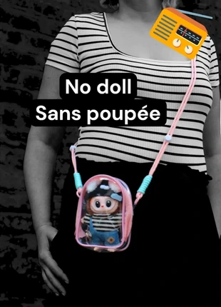 Sac transparent bandoulière pour Labubu kawaii 135 cm max, brand: Style Labubu, condition: Very good, size: 12 years / 152 cm, €5.90, €6.90 includes Buyer Protection