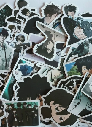 Lot de 50 stickers Psycho-pass, merk: Goodies, staat: Nieuw zonder prijskaartje, € 4,00, € 4,90 inclusief Kopersbescherming
