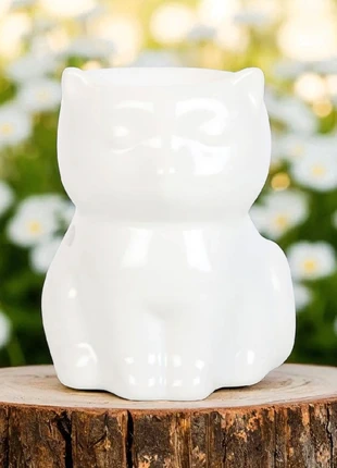 Brûle-parfum chat blanc, marque: Something Different Wholesale, état: Neuf sans étiquette, 15,00 €, 16,45 € Protection acheteurs (Pro) incluse
