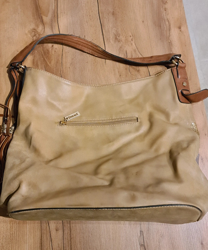 Grand sac beige et doré 2