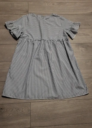Shein White & Navy Striped Dress | Flared Skirt & Ruffle Short Sleeves | XL Uk14 | Like New, brand: Shein, condition: Very good, size: M / UK 12-14, £3.00, £3.85 includes Buyer Protection