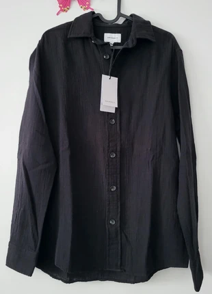 Devred Chemise noire en coton taille S, brand: Devred, condition: New with tags, size: S, €20.00, €21.70 includes Buyer Protection