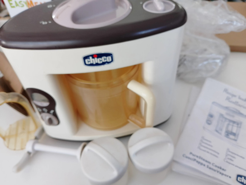 Chicco - Cuocipappa Sanovapore Easy Meal, robot da cucina CHICCO EASY MEAL