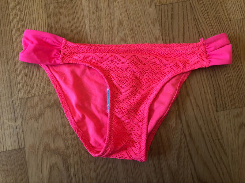 nicht pauze Ooit New Yorker ensored Bikini Bikinihose Slip Pink XS 34 - Vinted