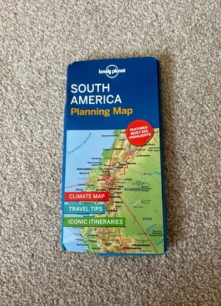 Lonely planet planning map for South America, condition: Very good, £5.00, £5.95 includes Buyer Protection