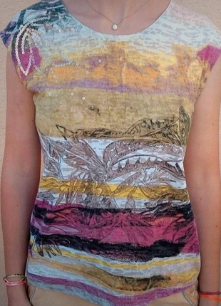 T-shirt manches courtes taille M, marque: Anne Weyburn, état: Très bon état, taille: M / 38 / 10, 5,00 €, 5,95 € Protection acheteurs incluse