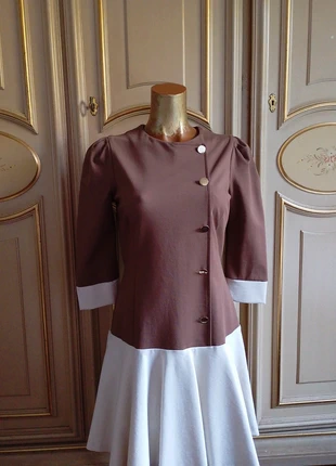 Abito a casacca stile vintage 🍂 L IT 44 / EU 40, brand: Manuela Riva, condizioni: Nuovo con cartellino, taglia: L / IT 44 / EU 40, €18.00, €19.60 include la Protezione acquisti