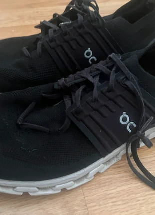 Black and white on clouds, brand: On Cloud, condition: Good, size: 10.5, £35.00, £37.45 includes Buyer Protection