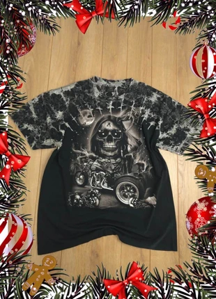 T-shirt biker noir Survivors skull biker gothique homme XL, marque: Survivors, état: Très bon état, taille: XL, 14,00 €, 15,40 € Protection acheteurs incluse