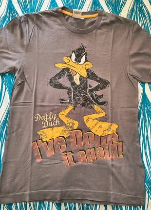 T-shirt Looney Toons Daffy Duck, taglia S, marque: Looney Tunes, état: Très bon état, taille: S, 2,00 €, 2,80 € Protection acheteurs incluse