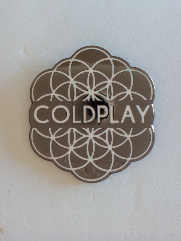 Coldplay Enamel Metal Pin Alfinete de Metal Esmaltado | Vinted