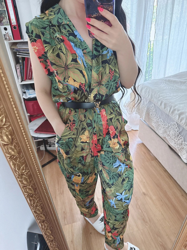 Tropical 2025 jumpsuit zara