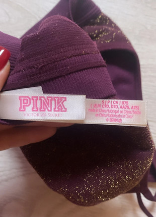 Victoria's Secret Purple Mesh Detail Molded Cups Sports Bra