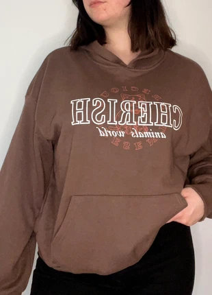 Sweat à capuche marron, marque: Dazy, état: Très bon état, taille: XL / 42 / 14, 6,00 €, 7,00 € Protection acheteurs incluse