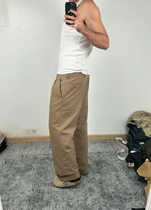 Pantalon de costume W36 marron beige coupe droite larges laine chaud straight baggy loose vintage, marque: Vintage Dressing, état: Très bon état, taille: W36 | FR 46, 19,99 €, 21,69 € Protection acheteurs (Pro) incluse