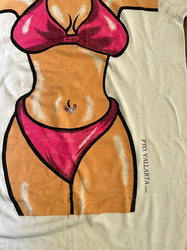 Bikini girl graphic t 2