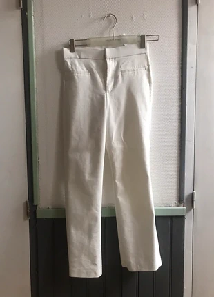Pantalon évasé en bas blanc Zara, brand: Zara, condition: Very good, size: XS / 34 / 6, €7.00, €8.05 includes Buyer Protection