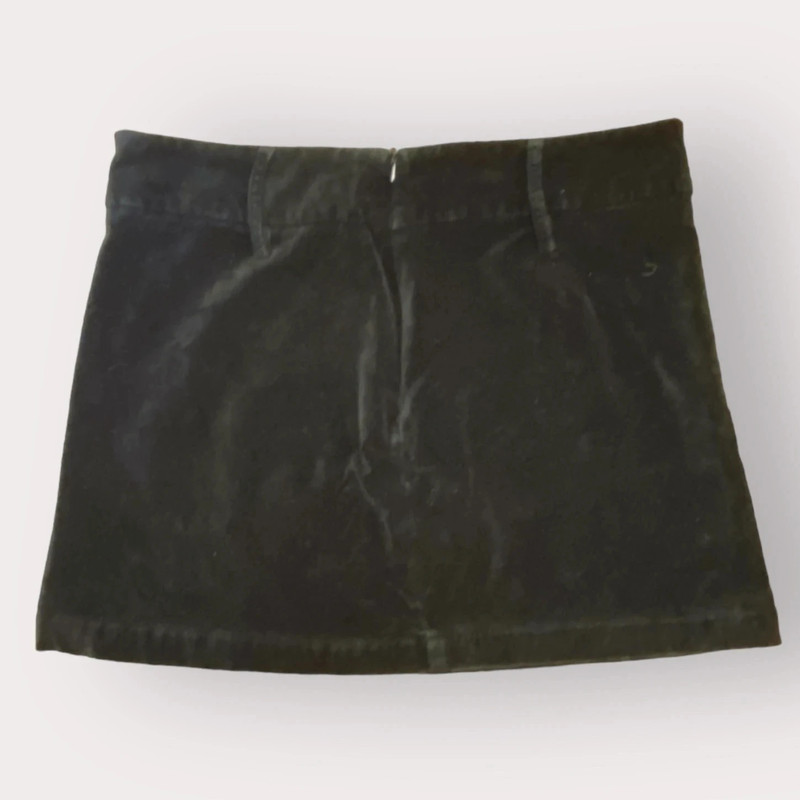 Old Navy Velvet Mini Skirt Black 2