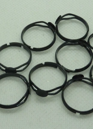 Lot de montures bagues en métal à customiser DIY, brand: sans marque, condizioni: Ottime, €3.00, €3.85 include la Protezione acquisti