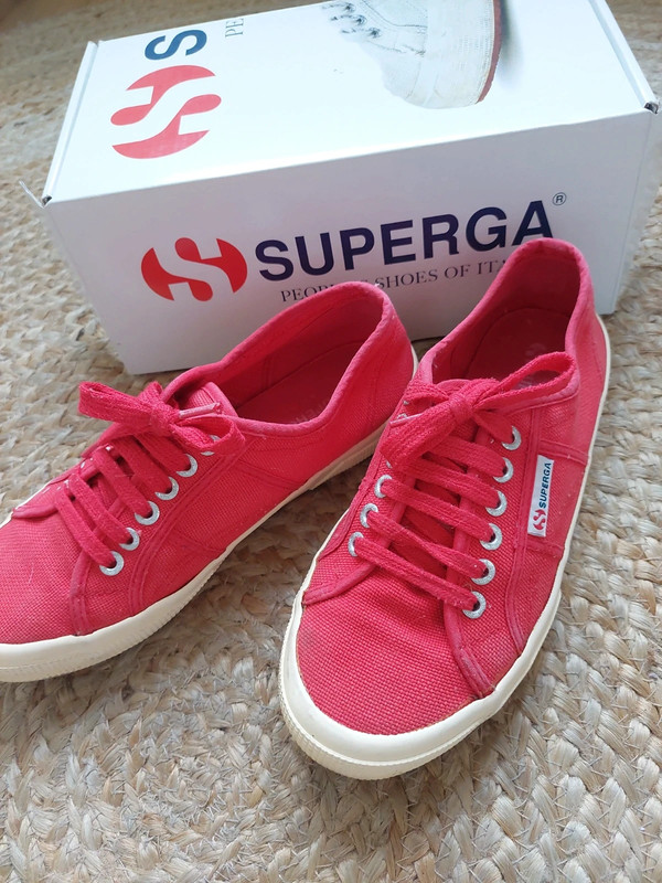 Zapatillas Superga rojas talla 39