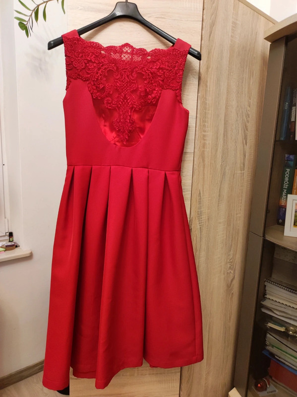 Czerwona sukienka Chi Chi London - Vinted