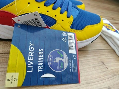 MEN`S LIDL TRAINERS LIVERGY LIMITED EDITION RARE SNEAKERS SHOES SIZE UK 8  EU 42