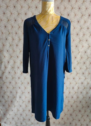 Robe ample bleu, merk: Etam, staat: Heel goed, maat: M / 38 / 10, € 5,00, € 5,95 inclusief Kopersbescherming
