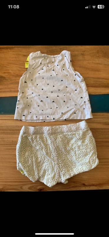 Ensemble ikks short débardeur ananas taille 12 mois - photo numéro 7