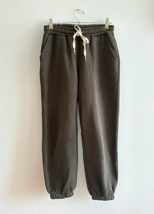 Green Fleece Joggers, Size M, Cotton Blend, marque: No Logo, état: Très bon état, taille: M / 38 / 10, 10,00 €, 11,20 € Protection acheteurs incluse