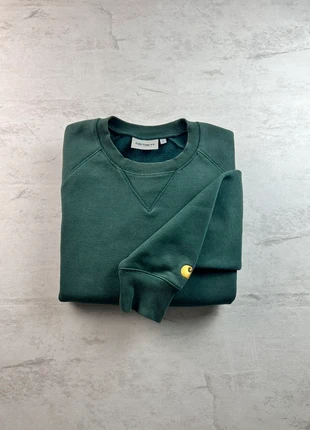 Sweat pull sans capuche crewneck col rond Chase sweat| Carhartt | vert | Taille S, marque: Carhartt, état: Très bon état, taille: S, 37,50 €, 40,08 € Protection acheteurs incluse