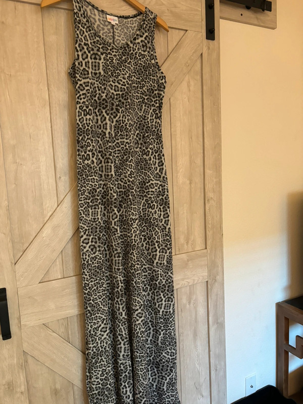 Long tank dress Leopard print 1