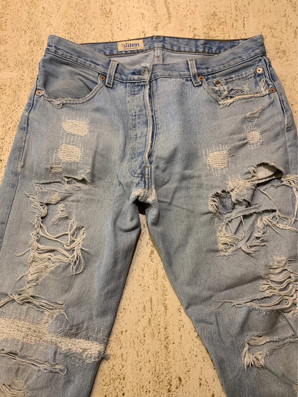 Jeans levis strappati uomo discount