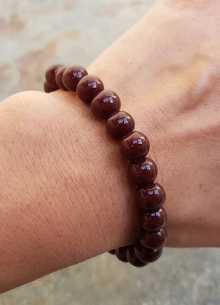 bracelet perles marron, marke: Fait Main, zustand: Neu, 6,80 €, 7,84 € inklusive Vinted-Käuferschutz
