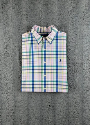 Magnifique chemise Homme Ralph Lauren M Classic Fit carreaux rose cavalier marine authentique, marca: Ralph Lauren, estado: Muito bom, tamanho: M, €39.00, €41.65 inclui Proteção do Comprador Pro