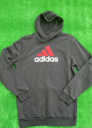 Adidas Black Logo Hoodie Streetwear Essential Vintage Y2K Style Unisex, marca: adidas, estado: Muy bueno, tamaño: XL, 21,95 €, 23,75 € Protección al comprador incluida