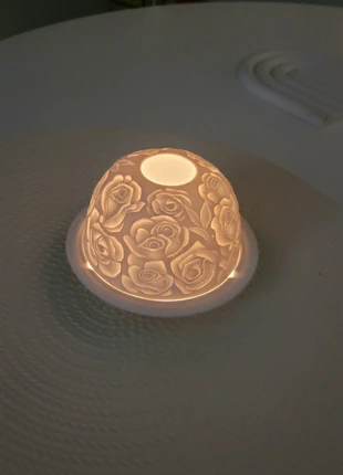 Photophore Lithophanie Éclat Floral neuf de Lourdes, condition: New without tags, €11.00, €12.25 includes Buyer Protection