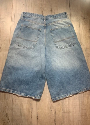 Bershka short denim noir baggy style streetwear vintage 12, merk: Bershka, staat: Heel goed, maat: M, € 22,00, € 23,80 inclusief Kopersbescherming