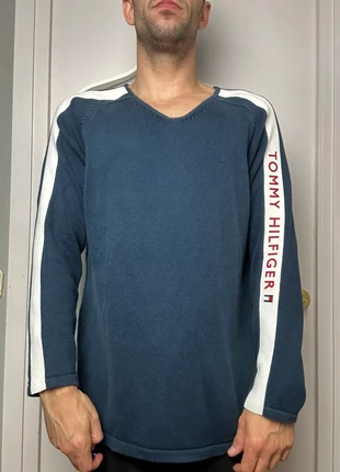 Tommy Hilfiger Sweater Retro Vintage Y2K 00'S Large arm Logo edition original, marque: Tommy Hilfiger, état: Très bon état, taille: XL / 42 / 14, 19,99 €, 21,69 € Protection acheteurs incluse