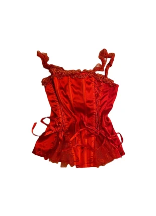 Corset rouge Vintage, marque: COQUETTE, état: Bon état, taille: S / 36 / 8, 15,00 €, 16,45 € Protection acheteurs incluse